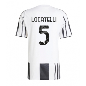 Billige Fotballdrakt Juventus Manuel Locatelli #5 Replika Hjemmedrakt 2025-26 Kortermet